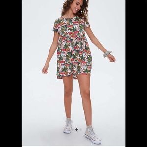 NWT Tropical Print Mini Dress